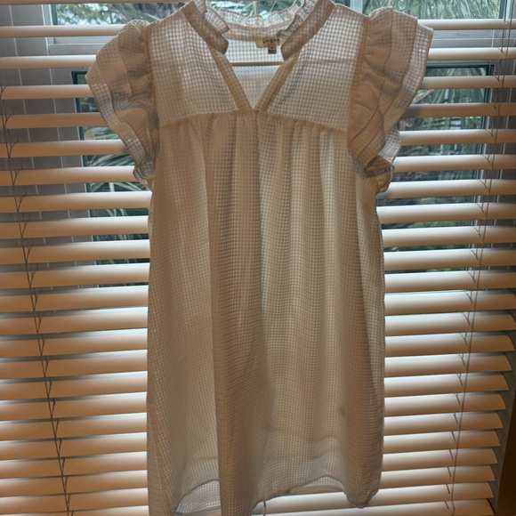 Casual Chic White Textured Dress - Picture 2 of 4